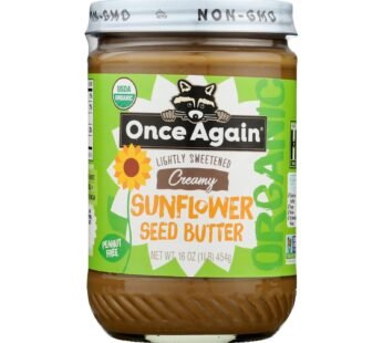 Once Again – Sunflower Butter Smooth – Case Of 6-16 Oz