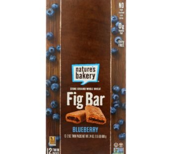 Nature’s Bakery Stone Ground Whole Wheat Fig Bar – Blueberry – Case Of 12 – 2 Oz.