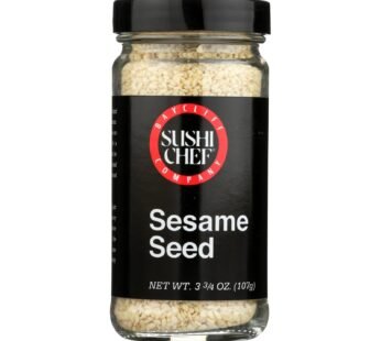 Sushi Chef White Sesame Seeds – Case Of 12 – 3.75 Oz.