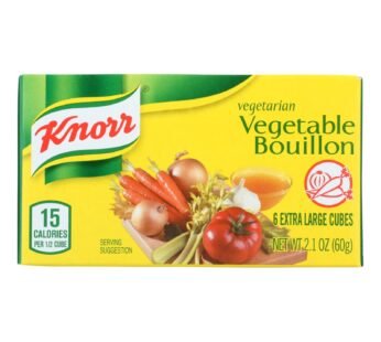 Knorr Bouillon Cubes – Vegetable – Extra Large – 2.13 Oz – Case Of 24