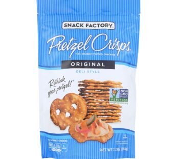 Pretzel Crisp Pretzel Crisps – Original – Case Of 12 – 7.2 Oz.