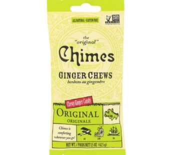 Chimes – Ginger Chews – Original Refreshing Ginger – 1.5 oz – Case of 12