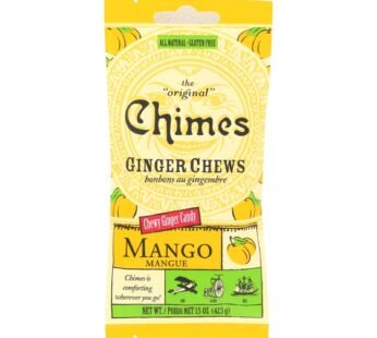 Chimes – Ginger Chews – Tropical Mango – 1.5 oz – Case of 12