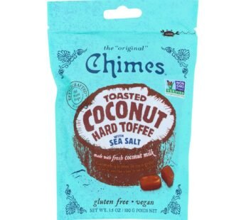 Chimes – Toffee – Toasted Coconut with Sea Salt – Case of 12 – 3.5 oz.