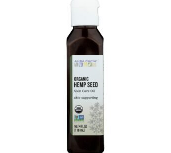 Aura Cacia – Body Oil – Hemp Seed – Case Of 1 – 4 Fl Oz.