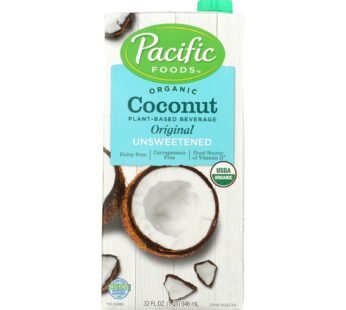 Pacific Natural Foods Coconut Original – Unsweetened – Case Of 12 – 32 Fl Oz.