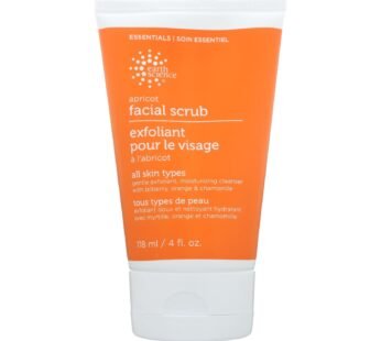 Earth Science Facial Scrub Apricot Gentle – 4 Fl Oz