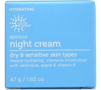 Earth Science Apricot Night Cream – 1.65 Oz