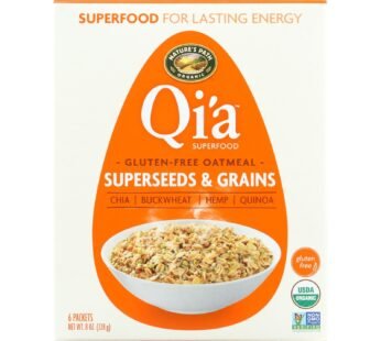 Nature’s Path Organic Qi’a Superfood Hot Oatmeal – Superseeds And Grains – Case Of 6 – 8 Oz.