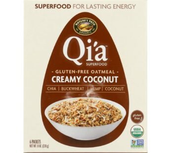 Nature’s Path Organic Qi’a Superfood Hot Oatmeal – Creamy Coconut – Case Of 6 – 8 Oz.