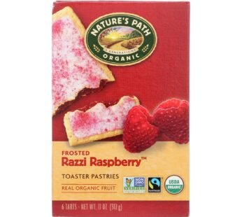 Nature’s Path Organic Frosted Toaster Pastries – Razzi Raspberry – Case of 12 – 11 oz.