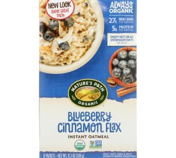 Nature’s Path Organic Optimum Power Flax Cereal – Blueberry Cinnamon – Case Of 6 – 11.2 Oz.