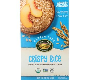 Nature’s Path Organic Whole Grain Crispy Rice Cereal – Case Of 12 – 10 Oz.