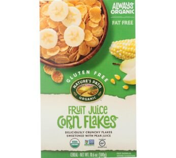 Nature’s Path Organic Corn Flakes Cereal – Fruit Juice Sweetened – Case Of 12 – 10.6 Oz.