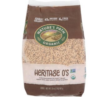 Nature’s Path Organic Heritage O’s Cereal – Case Of 6 – 32 Oz.