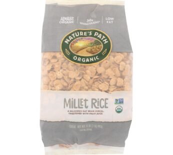 Nature’s Path Organic Millet Rice Oat-bran Flakes Cereal – Case Of 6 – 32 Oz.