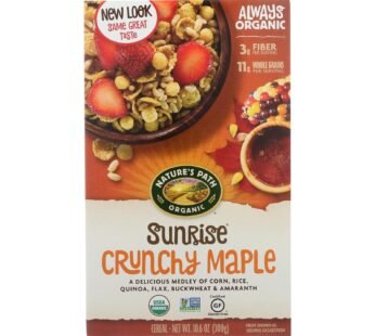 Nature’s Path Crunchy Maple – Sunrise – Case Of 12 – 10.6 Oz.