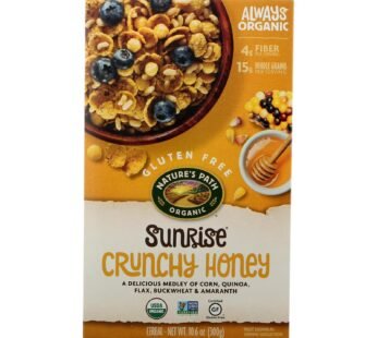 Nature’s Path Organic Sunrise Cereal – Crunchy Honey – Case Of 12 – 10.6 Oz.