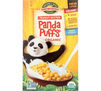 Envirokidz – Organic Panda Puffs – Peanut Butter – Case Of 12 – 10.6 Oz.