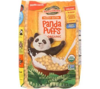 Envirokidz – Panda Puffs Cereal – Peanut Butter – Case Of 6 – 24.7 Oz.