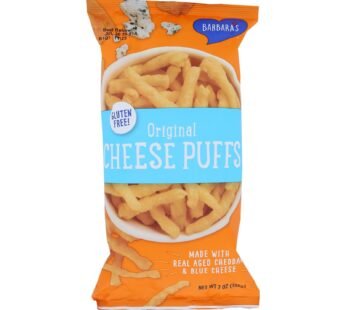 Barbara’s Bakery – Baked Cheese Puffs – Original – Case Of 12 – 7 Oz.