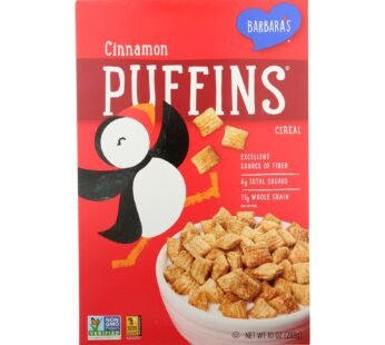 Barbara’s Bakery – Puffins Cereal – Cinnamon – Case Of 12 – 10 Oz.