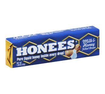 Honees Milk And Honey Filled Drops – Case Of 24 – 1.5 Oz