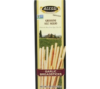 Alessi – Breadsticks – Garlic – Case Of 12 – 4.4 Oz.