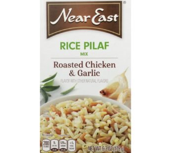 Near East Rice Pilaf Mix – Chicken And Garlic – Case Of 12 – 6.3 Oz.