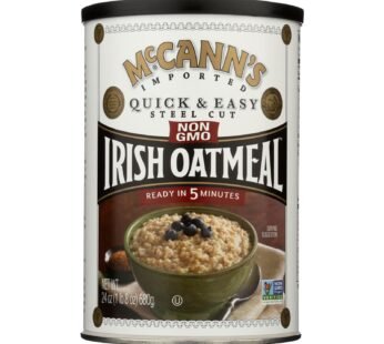 Mccann’s Irish Oatmeal Quick And Easy Steel Cut – Case Of 12 – 24 Oz.