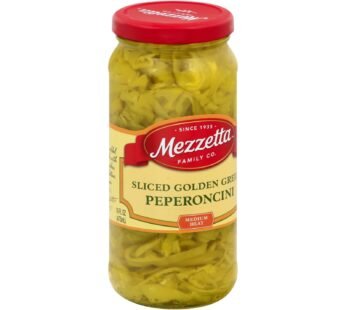 Mezzetta Deli Sliced Golden Greek Pepperoncini – Case Of 6 – 16 Fl Oz.