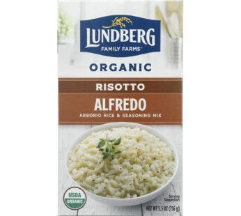 Lundberg Family Farms Risotto Alfredo – Parmesan Cheese – Case Of 6 – 5.5 Oz.