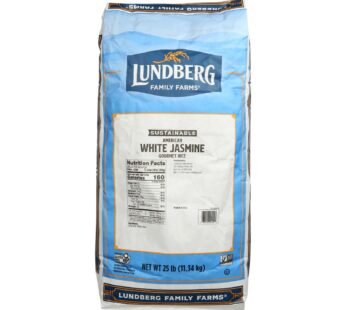 Lundberg Family Farms Ecofarmed Rice Jasmine White – Single Bulk Item – 25lb