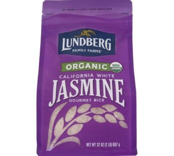 Lundberg Family Farms Organic California White Jasmine Rice – Case Of 6 – 2 Lb.