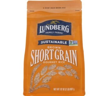 Lundberg Family Farms Organic Short Grain Brown Rice – Case Of 6 – 2 Lb.