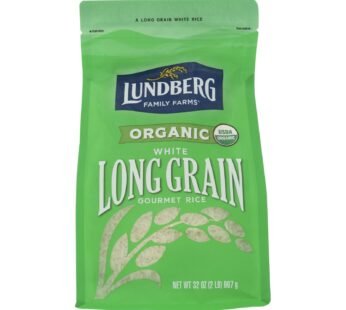 Lundberg Family Farms Organic White Organic Long Grain Rice – Case Of 6 – 2 Lb.