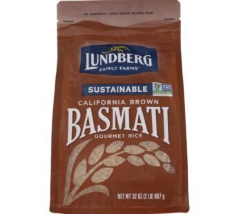 Lundberg Family Farms Organic Brown Basmati Rice – Case Of 6 – 2 Lb.