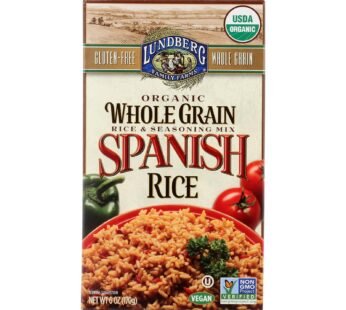 Lundberg Family Farms Organic Whole Grain Spanish Rice – Case Of 6 – 6 Oz.