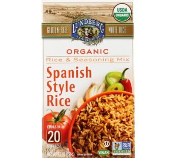 Lundberg Family Farms – Rice And Seasoning Mix – Spanish Style – Case Of 6 – 5.50 Oz.