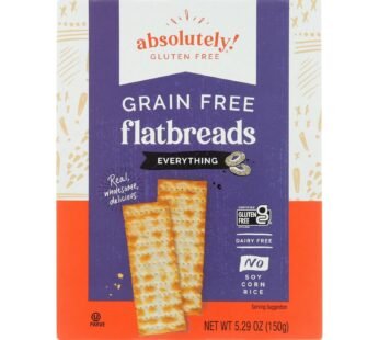 Absolutely Gluten Free – Flatbread – Original – Case Of 12 – 5.29 Oz.