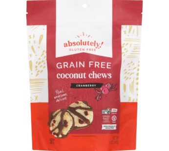 Absolutely Gluten Free Chews – Coconut – Cranberry – Gluten Free – Case Of 12 – 5 Oz