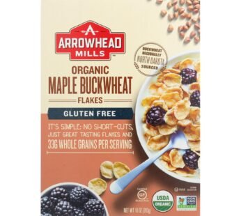 Arrowhead Mills – Cereal – Maple Buckwheat Flakes – Case Of 6 – 10 Oz.