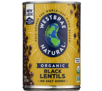 Westbrae Foods Organic Black Lentils Beans – Case Of 12 – 15 Oz.