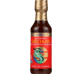 San – J Cooking Sauce – Szechuan – Case Of 6 – 10 Fl Oz.