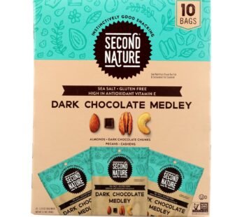 Second Nature – Nut Medley Dark Chocolate – Case of 4-10/1.25