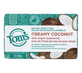 Tom’s Of Maine Beauty Bar – Coconut – Case Of 6 – 5 Oz