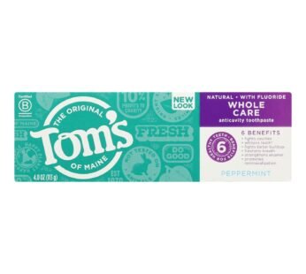 Tom’s Of Maine – Tp Whole Care Ppmnt Fluor – Case Of 6 – 4 Oz