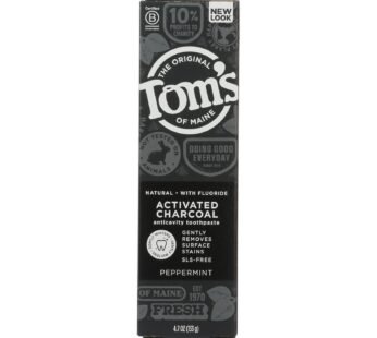 Tom’s Of Maine – Tp Cavity Charcoal – Case Of 6 – 4.7 Oz