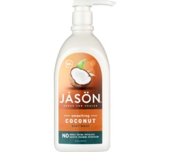 Jason Natural Products Body Wash – Smoothing Coconut – 30 Oz