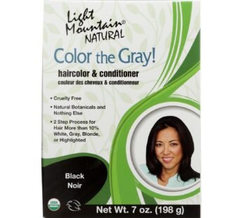 Light Mountain – Clr Gry Conditioner Black – 7 Oz